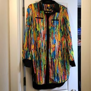 Prabal Gurung for target rainbow brush stroke shirt dress